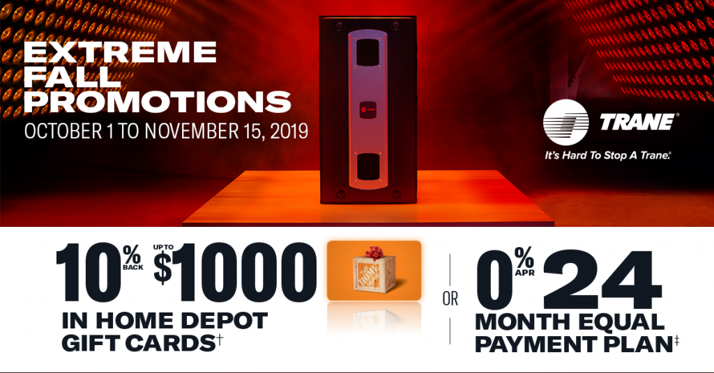 Trane Home Depot A Plus Air Systems Fall Promotion Newsfeed